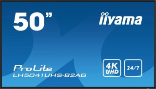 Monitor 50 cali LH5041UHS-B2 VA,4K,24/7,LAN,USB,HDMI IIYAMA