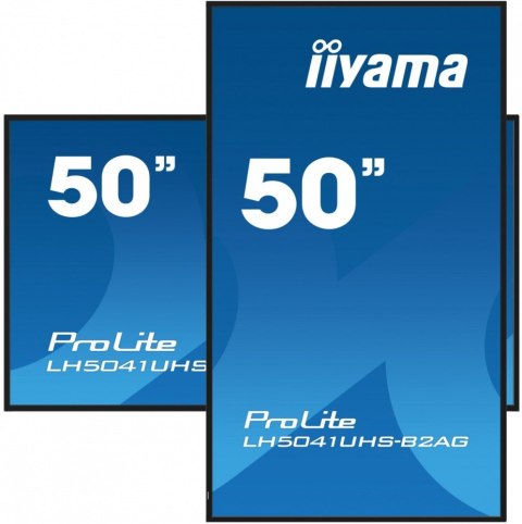 Monitor 50 cali LH5041UHS-B2 VA,4K,24/7,LAN,USB,HDMI IIYAMA