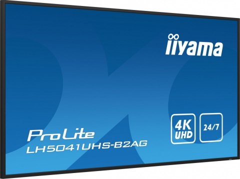 Monitor 50 cali LH5041UHS-B2 VA,4K,24/7,LAN,USB,HDMI IIYAMA