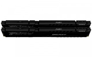 Pamięć DDR5 Fury Beast 64GB(2*32GB)/6000 CL30 XMP czarna Kingston