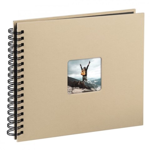 Album 36x32 taupe czarne kartki Hama