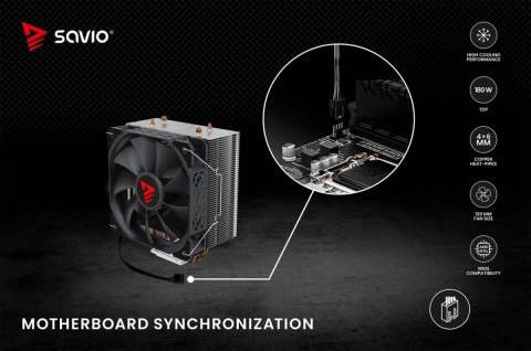 Chłodzenie procesora CPU Vortex X2 Savio