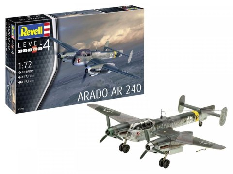Model plastikowy Arado AR-240 1/72 Revell Model plastikowy Arado AR-240 1/72 Revell