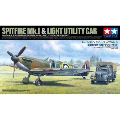 Model plastikowy Supermarine Spitfire Mk.I&Light Utility C Tamiya Model plastikowy Supermarine Spitfire Mk.I&Light Utility C Tamiya