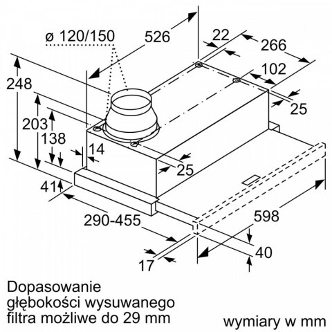 Okap DFM064W54 Bosch