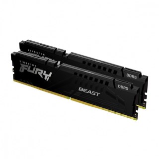 Pamięć DDR5 Fury Beast 64GB(2*32GB)/6400 CL32 XMP czarna Kingston