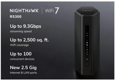 Router RS300 WiFi 7 BE9300 Netgear Router RS300 WiFi 7 BE9300 Netgear