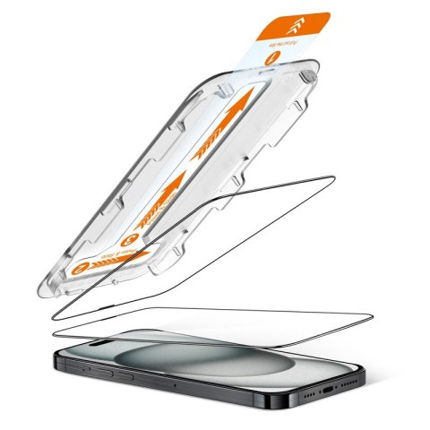 Szkło hartowane EasyShield 2-Pack - iPhone 16 / iPhone 15 (2 sztuki) CRONG