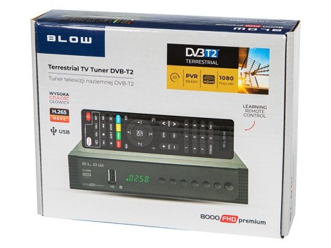 Dekoder tuner DVB-T2 8000FHD Premium BLOW Dekoder tuner DVB-T2 8000FHD Premium BLOW