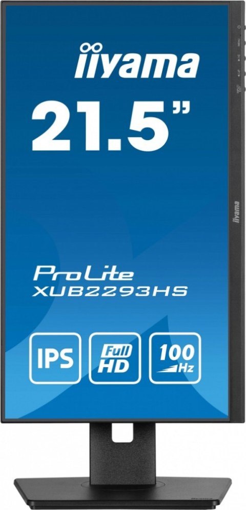 Monitor 22 cale XUB2293HS-B6 IPS,HDMI,DP,HAS(150mm) IIYAMA