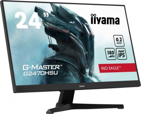 Monitor G-Master 23.8 cala G2470HSU-B6 0.2ms,IPS,DP,HDMI,180Hz IIYAMA