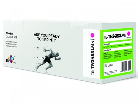 Toner do Brother TN248XLM TB-TN248XLMN 100% nowy magenta TB Print Toner do Brother TN248XLM TB-TN248XLMN 100% nowy magenta TB Print