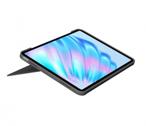 Etui z klawiaturą Combo Touch iPad Air 11 M2 US Oxford szary Logitech