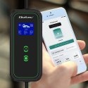 Mobilna ładowarka do samochodu elektrycznego EV z regulacją 2w1 Typ2 | 7kW | 230V | CEE 3 PIN | WiFi | LCD | Przenosna | Wallbo Qoltec