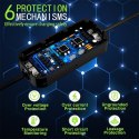 Mobilna ładowarka do samochodu elektrycznego EV z regulacją 2w1 Typ2 | 7kW | 230V | CEE 3 PIN | WiFi | LCD | Przenosna | Wallbo Qoltec