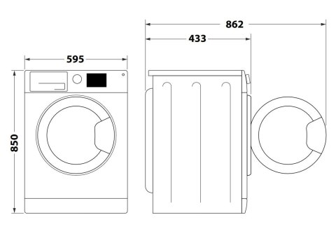 Pralka MTWSA61294WPL Indesit Pralka MTWSA61294WPL Indesit