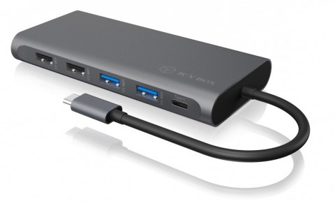 Stacja dokująca IB-DK4050-CPD 12w1 IcyBox Stacja dokująca IB-DK4050-CPD 12w1 IcyBox