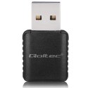 Adapter bezprzewodowy Ultra szybki DUAL mini WiFi 2 x 2dBi Standard AC | 1300Mbps Qoltec