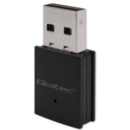 Adapter bezprzewodowy Ultra szybki mini WiFi Standard AC | BT 4.0USB | 600Mbps Qoltec
