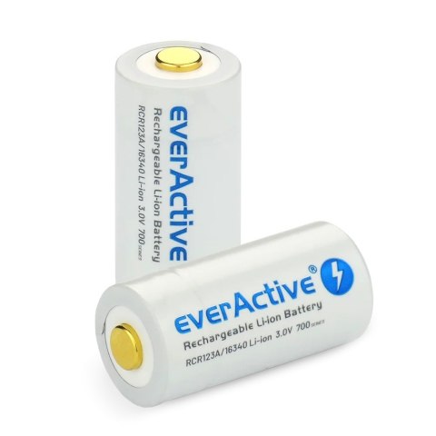 Akumulator 16340 3V Li-ion 700 mAh micro USB EverActive Akumulator 16340 3V Li-ion 700 mAh micro USB EverActive