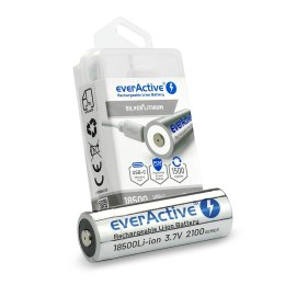 Akumulator 18500 3,7V Li-ion 2100 mAh USB-C EverActive
