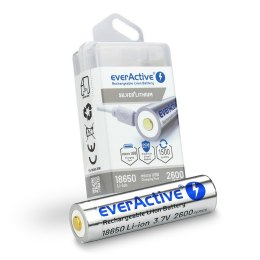 Akumulator 18650 3,7V Li-ion 2600 mAh micro USB EverActive