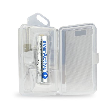 Akumulator 18650 3,7V Li-ion 2600 mAh micro USB EverActive Akumulator 18650 3,7V Li-ion 2600 mAh micro USB EverActive