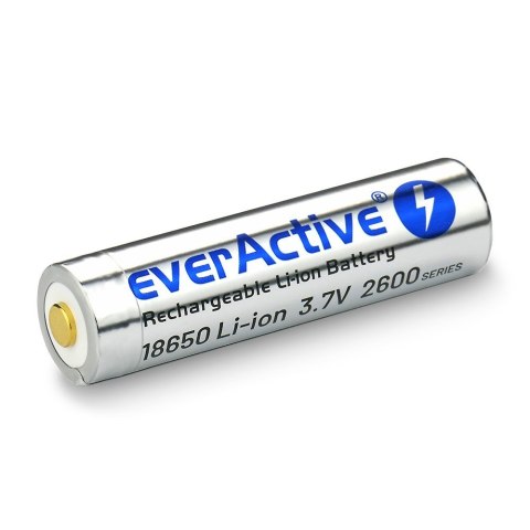 Akumulator 18650 3,7V Li-ion 2600 mAh micro USB EverActive Akumulator 18650 3,7V Li-ion 2600 mAh micro USB EverActive