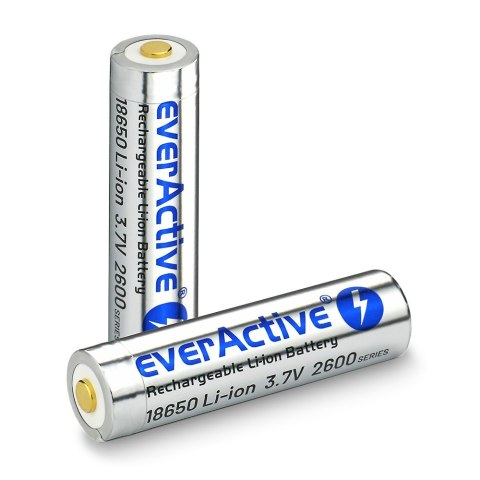 Akumulator 18650 3,7V Li-ion 2600 mAh micro USB EverActive Akumulator 18650 3,7V Li-ion 2600 mAh micro USB EverActive