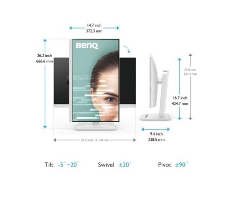 Monitor 27 cali GW2790QT 2K 5ms/IPS/HDMI/100Hz Benq Monitor 27 cali GW2790QT 2K 5ms/IPS/HDMI/100Hz Benq