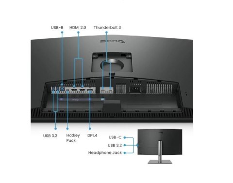 Monitor 31.5 cala PD3225U LED 5ms/2K/2000:1/HDMI/Czarny Benq Monitor 31.5 cala PD3225U LED 5ms/2K/2000:1/HDMI/Czarny Benq