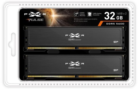 Pamięć DDR5 XPOWER Pulse 32GB/5600 2*16GB CL40 Silicon Power Pamięć DDR5 XPOWER Pulse 32GB/5600 2*16GB CL40 Silicon Power