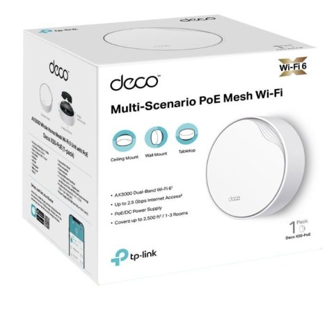 System WiFi Deco X50-PoE(1-pak) AX3000 TP-LINK System WiFi Deco X50-PoE(1-pak) AX3000 TP-LINK