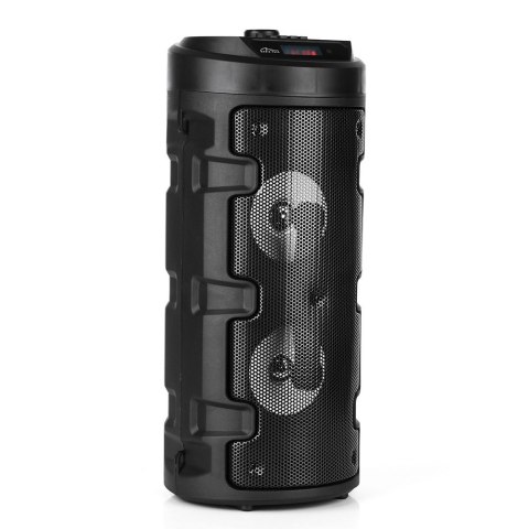Głośnik PARTYBOX KEG BT MT3165 V2.0 Karaoke/Bluetooth 5.0+EDR/FM/MP3/MicroSD/USB/Equalizer/AUX/Jack 6.3/Pilot/Pasek/USB-C/LED/RM Media-Tech