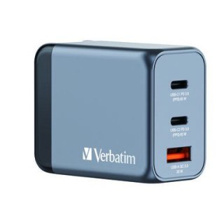 Ładowarka GNC-65 32201 GaN 65W, 2xUSB-C 1xUSB-A, UE / UK Verbatim