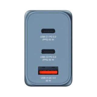 Ładowarka GNC-65 32201 GaN 65W, 2xUSB-C 1xUSB-A, UE / UK Verbatim
