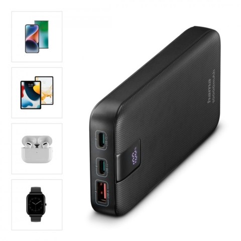 Power pack PD 10000 mAh Antracyt Hama