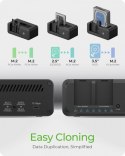 Stacja dokująca IB-2924MSCL-C31 Docking & CloneStation 1x 2,5"/3,5" do 1x M.2 NVMe & M.2 NVMe do M.2 NVMe IcyBox
