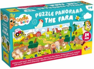 Układanka Carotina Baby Puzzle panorama - Farma Lisciani