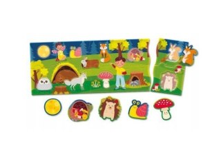 Układanka Carotina Baby Puzzle panorama - Las Lisciani