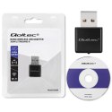 Bezprzewodowy ultra szybki mini adapter NANO WiFi | Standard N | USB 2.0 | 300Mbps Qoltec