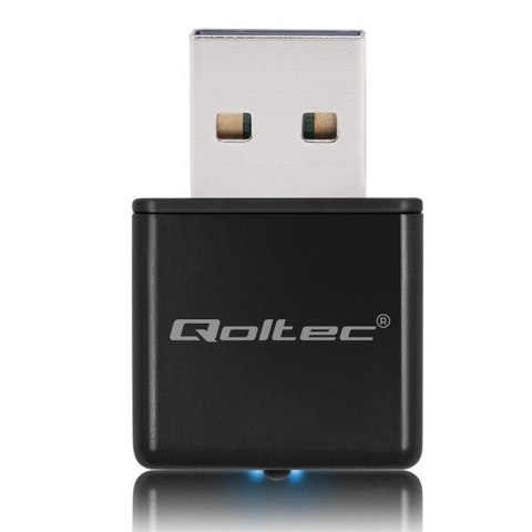 Bezprzewodowy ultra szybki mini adapter NANO WiFi | Standard N | USB 2.0 | 300Mbps Qoltec Bezprzewodowy ultra szybki mini adapter NANO WiFi | Standard N | USB 2.0 | 300Mbps Qoltec