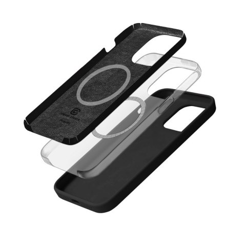 Etui Color Cover Magnetic - iPhone 15 Pro Max MagSafe Czarne CRONG Etui Color Cover Magnetic - iPhone 15 Pro Max MagSafe Czarne CRONG