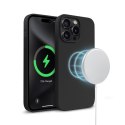 Etui Color Cover Magnetic - iPhone 15 Pro Max MagSafe Czarne CRONG