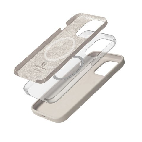 Etui Color Cover Magnetic - iPhone 15 Pro MagSafe Kamienny beż CRONG Etui Color Cover Magnetic - iPhone 15 Pro MagSafe Kamienny beż CRONG