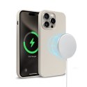 Etui Color Cover Magnetic - iPhone 15 Pro MagSafe Kamienny beż CRONG
