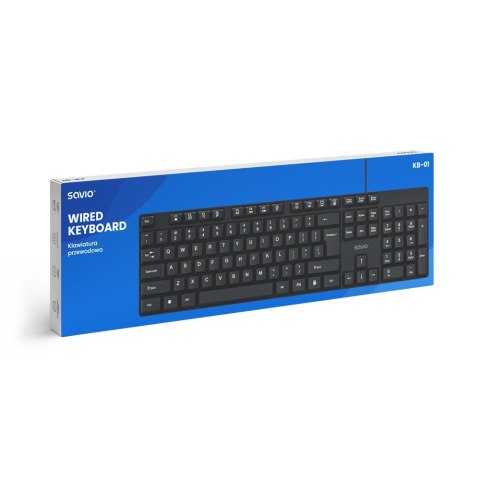Klawiatura przewodowa KB-01 Savio