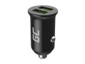 Ładowarka samochodowa GC PowerRide Nano36 36W 6A 2x USB-A Green Cell