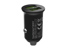 Ładowarka samochodowa GC PowerRide Nano36 36W 6A 2x USB-A Green Cell