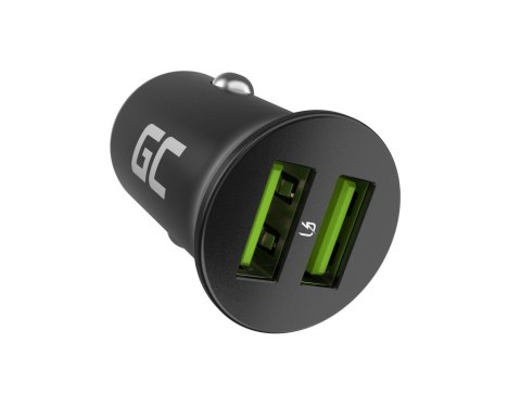 Ładowarka samochodowa GC PowerRide Nano36 36W 6A 2x USB-A Green Cell Ładowarka samochodowa GC PowerRide Nano36 36W 6A 2x USB-A Green Cell
